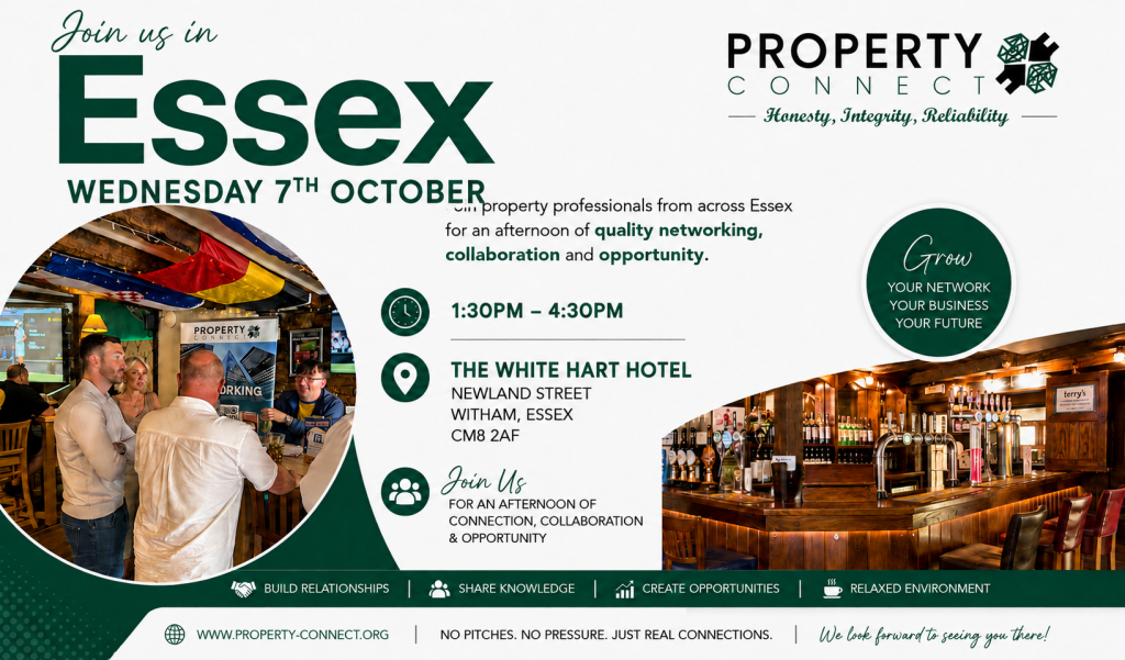 Property Connect Networking Event Essex 4th November 2026 Property Connect Networking Event Essex 4th November 2026