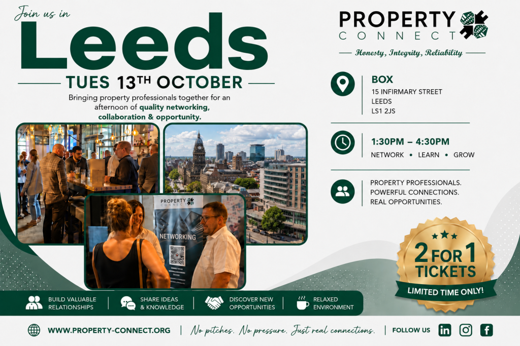 Property Connect Networking Event Leeds 13th October 2026