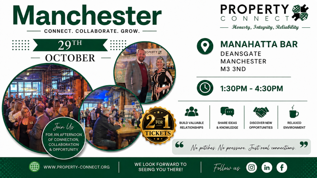 Property Connect Networking Event Manchester 29th October 2026