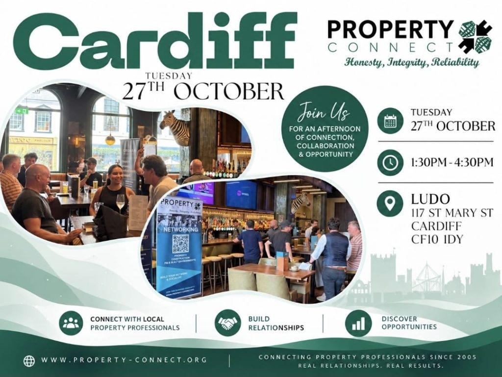 Property Connect Networking Event Cardiff 27th October 2026