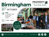 Property Connect Networking Event Birmingham 21st October 2026